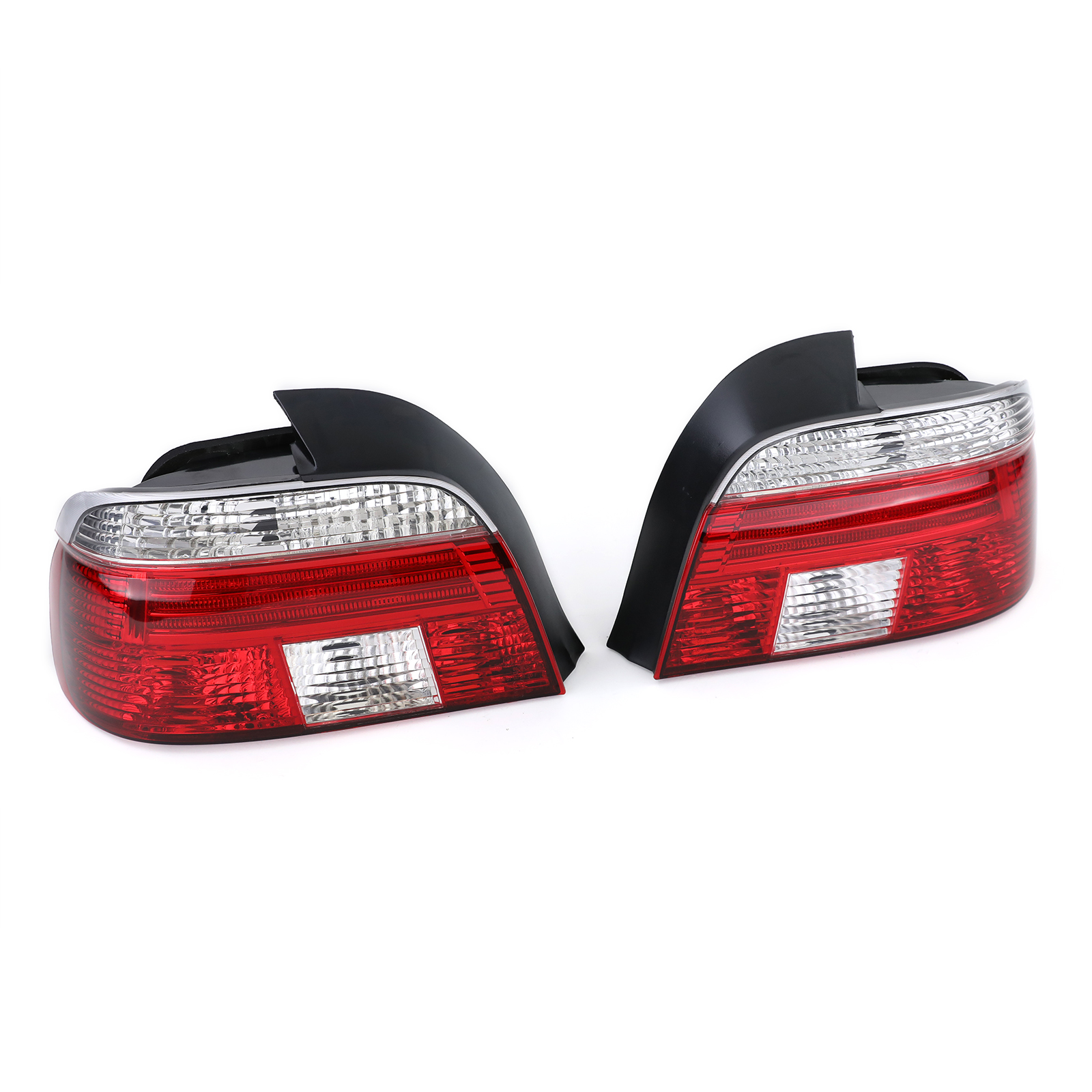 Helder glas achterlichten rood wit kristal voor BMW 5 Serie E39 Sedan 95-00 - Afbeelding 4