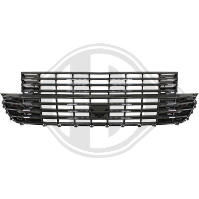 Volkswagen T6 Zwart Gloss Radiatorrooster vanaf (2019)