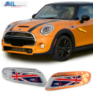 LED zijknipperlichten Union Jack vlag rood blauw voor Mini Cooper F55/F56/F57 vanaf 13