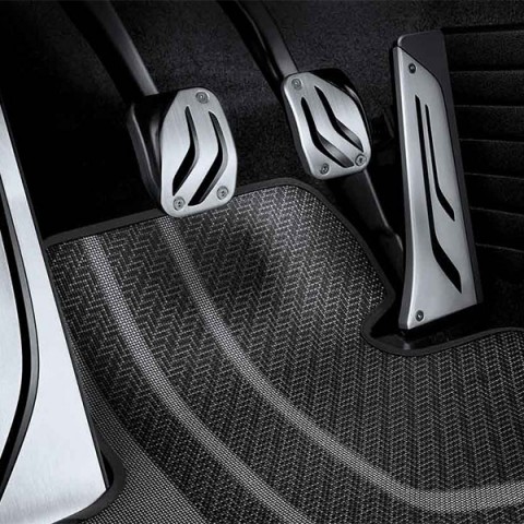M Performance Edelstalen Pedalen Set - Handbak - Afbeelding 2