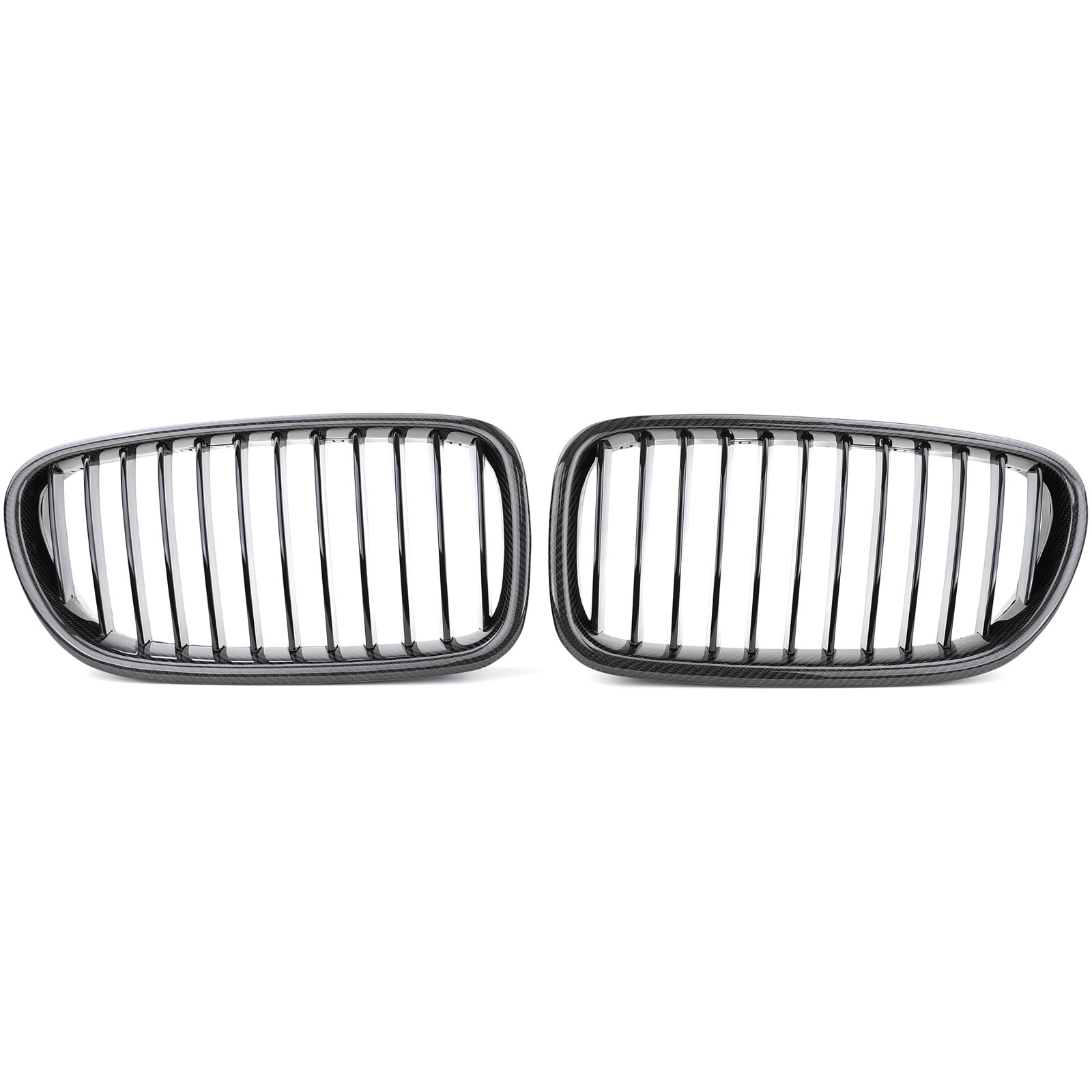Carbon Sport Nieren Kühlergrill Zwart voor BMW 5-serie F10 F11 10-17 - Afbeelding 2