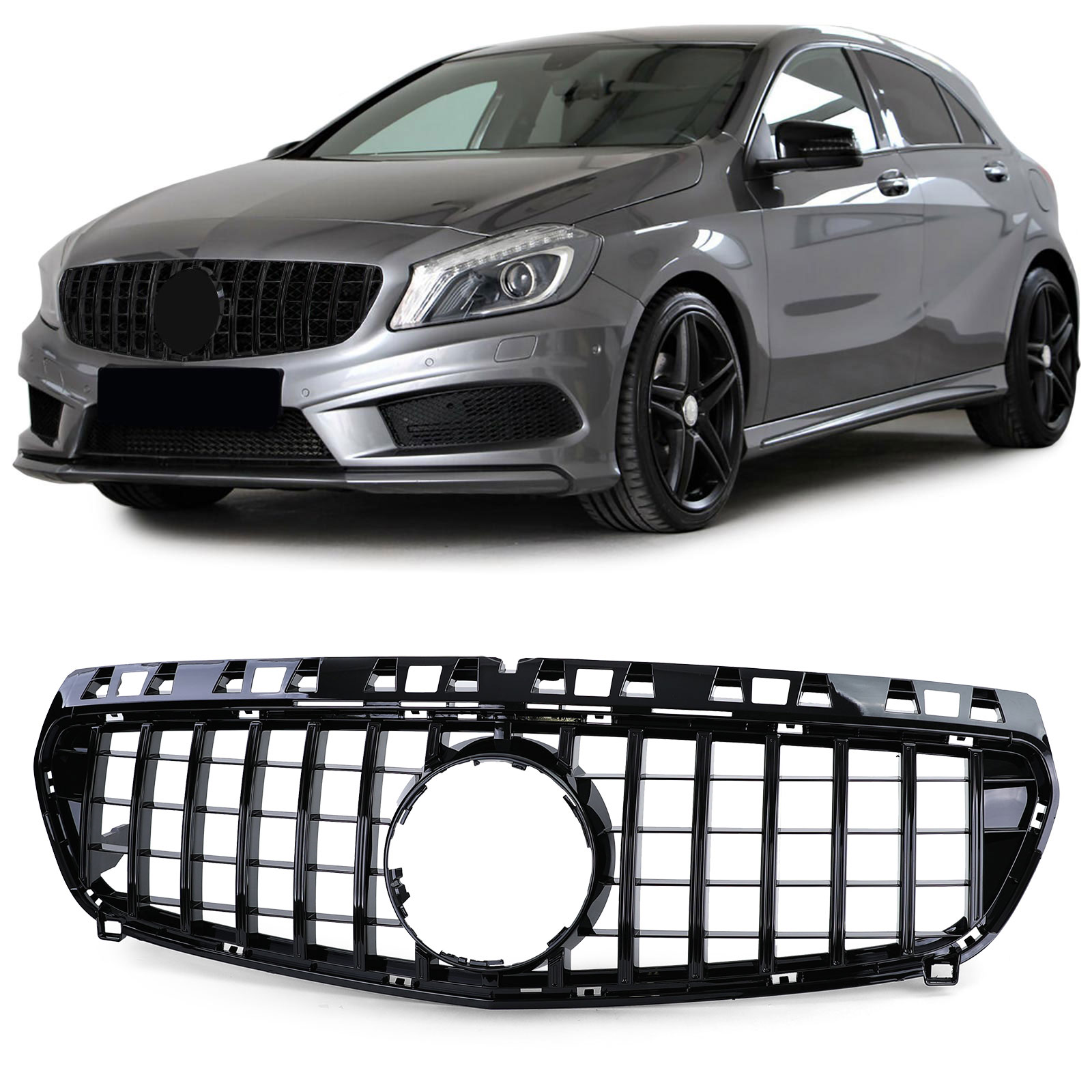 Grille Sport for Mercedes W176 A-CLASS 2012+ AMG LOOK - Afbeelding 3