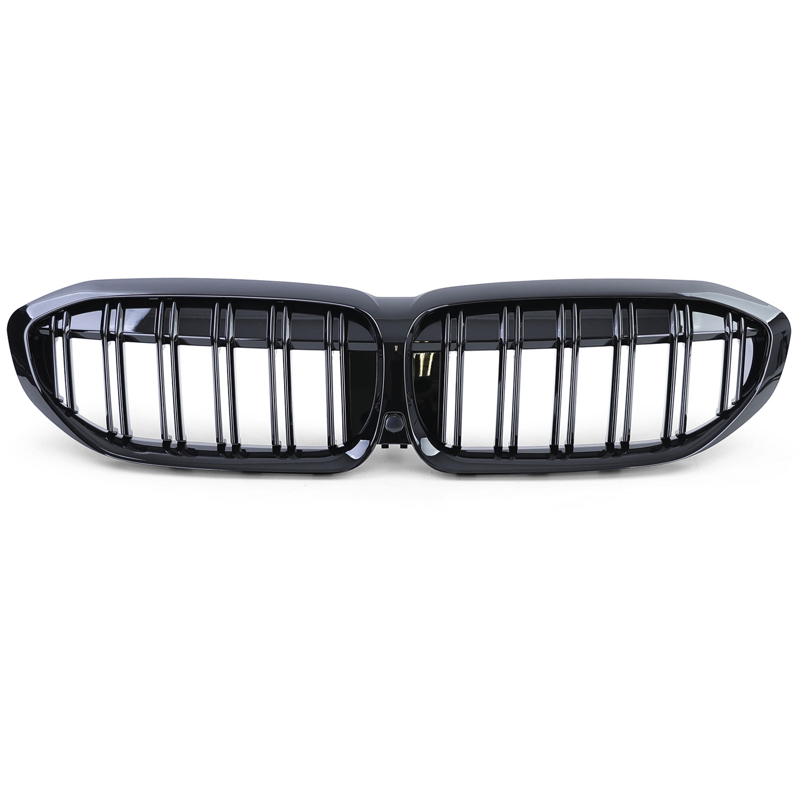 Sportieve Duo spaken grilleset zwart glanzend voor BMW 3-serie G20 Limo G21 Touring vanaf 18 - Afbeelding 2