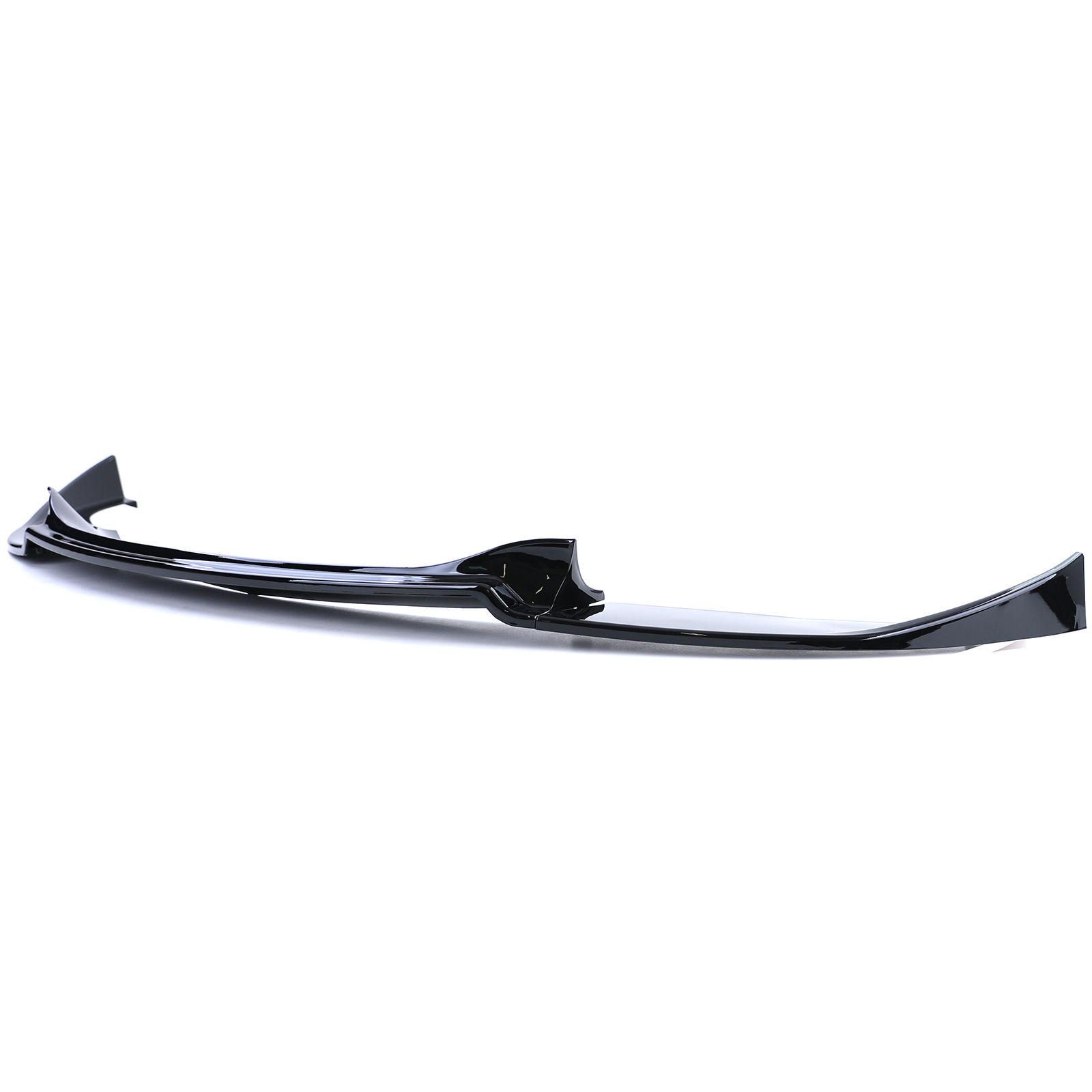BMW E60/E61 M Tech Frontspoiler Bj '03-'10 Glans Zwart - Afbeelding 3