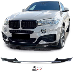 Voorspoilerlip performance glans zwart passend voor BMW X6 F16 14-19