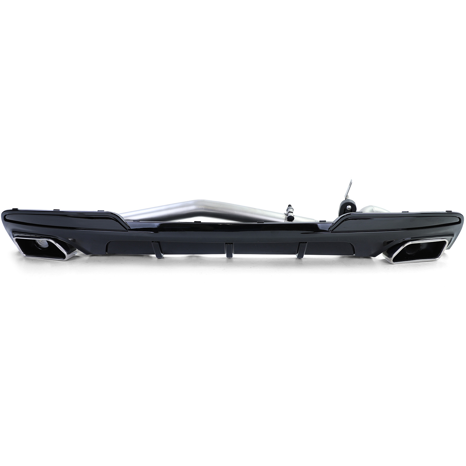 Achterdiffusor Glans + Duplex V8-uitlaatconversie passend voor BMW F10/F11 - Afbeelding 3