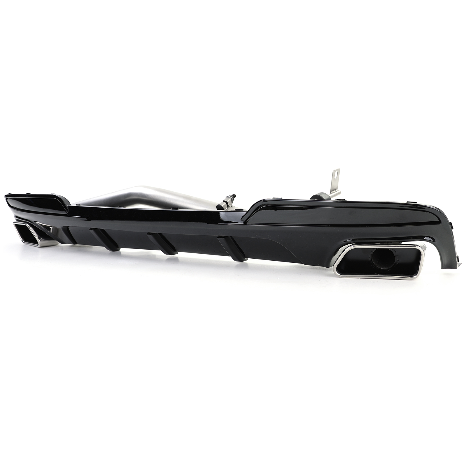 Achterdiffusor Glans + Duplex V8-uitlaatconversie passend voor BMW F10/F11 - Afbeelding 4