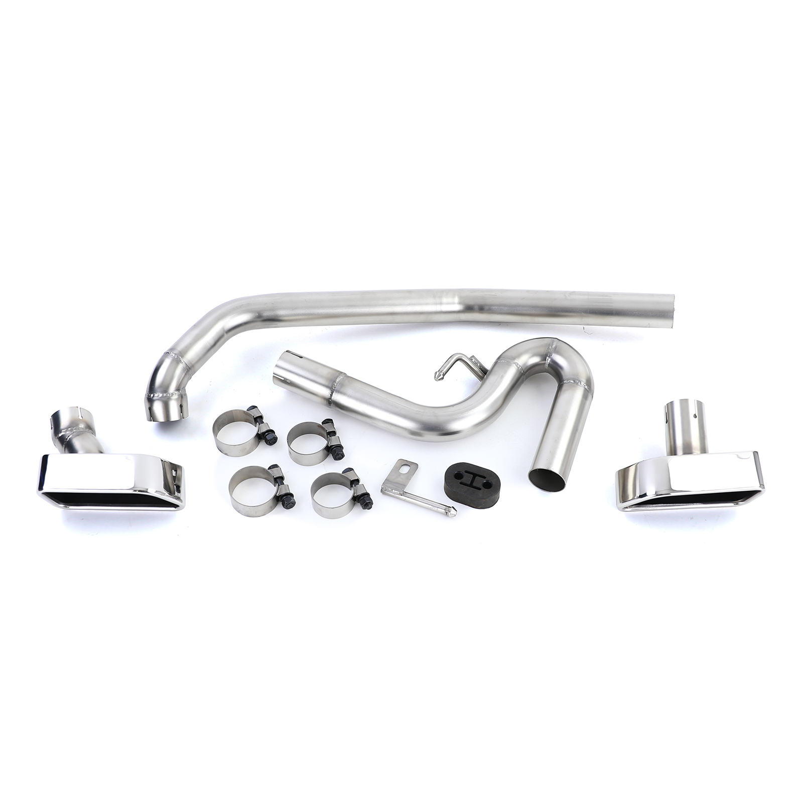 Achterdiffusor Glans + Duplex V8-uitlaatconversie passend voor BMW F10/F11 - Afbeelding 14