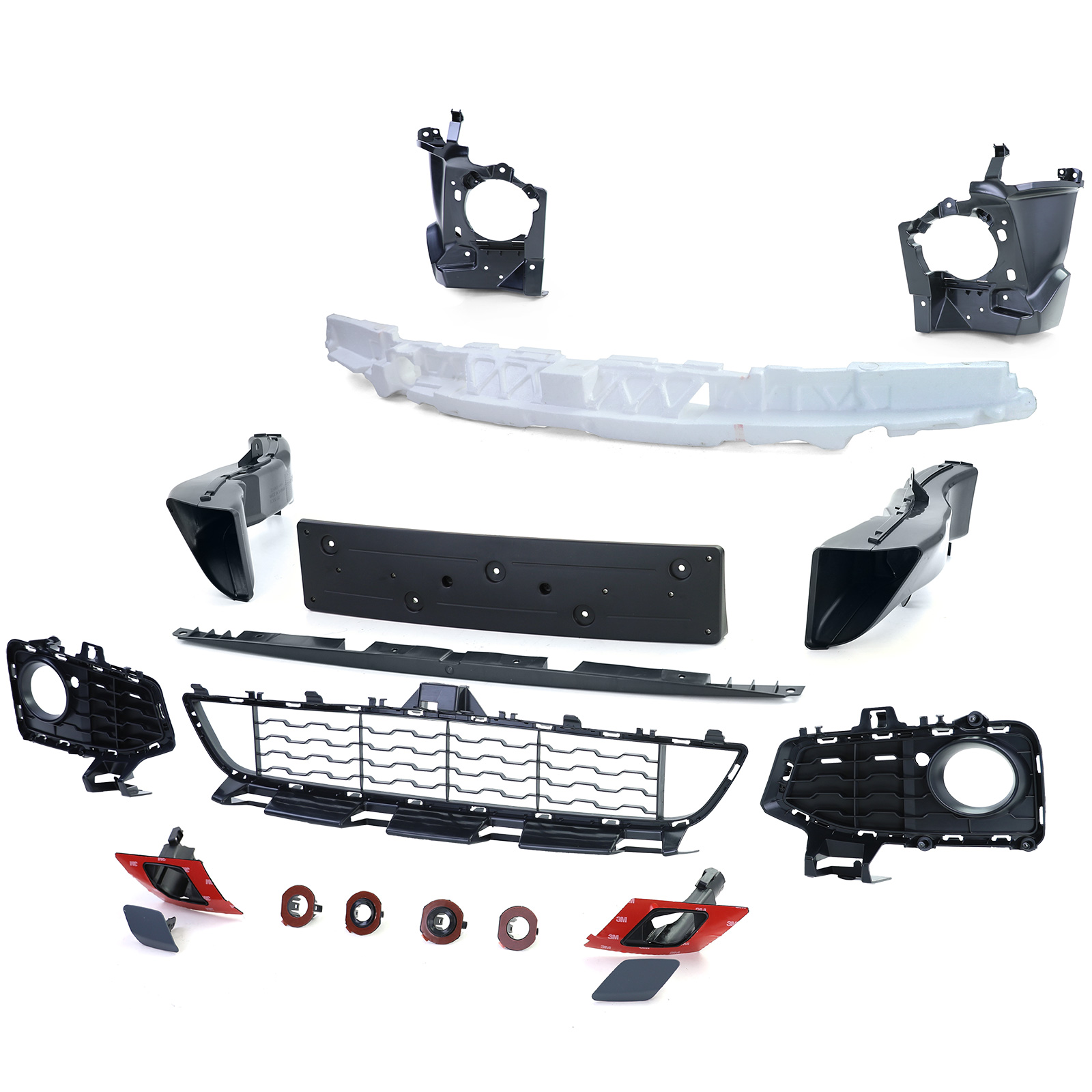 Sportieve Voorbumper met PDC SRA en ABE voor BMW 4-serie F32/F33/F36 vanaf 2013 - Afbeelding 7