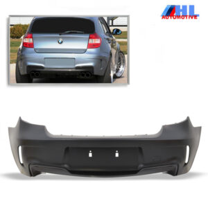 Achterbumper M1 look + PDC BMW 1-serie E87 bj 04-11.