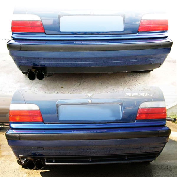 M Diffuser Standaard Achterbumper BMW E36 91-98 - Afbeelding 2