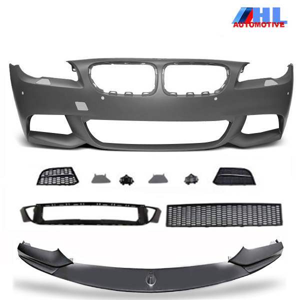 Voorbumper M-PERFORMANCE look+front spoiler BMW F10/F11 LCI bj 13 - 17. - Afbeelding 2