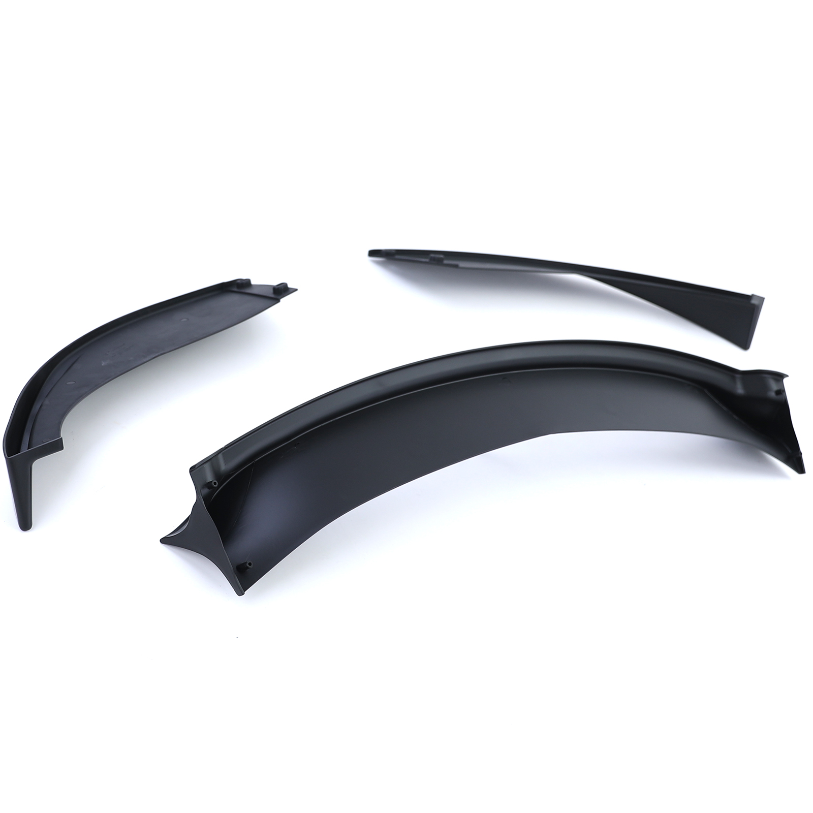 BMW E60/E61 Front Spoilerlip 3 delig Mat Zwart Voor M Tech Voorbumper BJ "03-"10 - Afbeelding 5