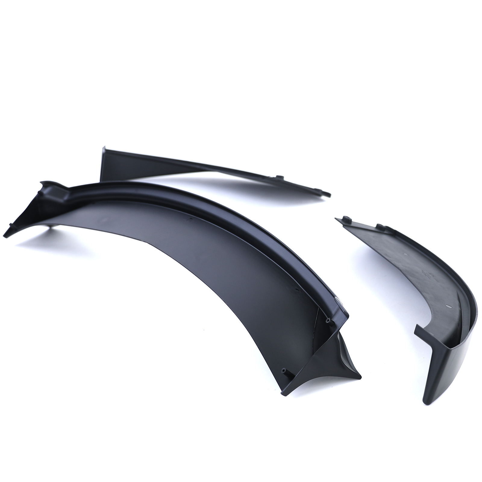 BMW E60/E61 Front Spoilerlip 3 delig Mat Zwart Voor M Tech Voorbumper BJ "03-"10 - Afbeelding 6