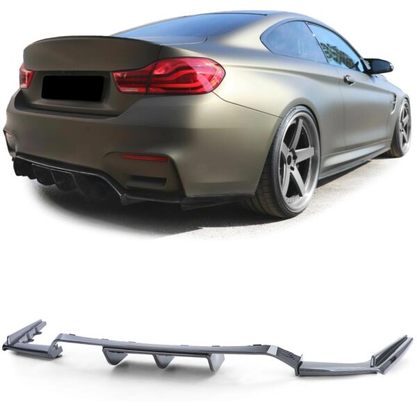 M-Performance Diffuser Carbon BMW 3 serie M3 F80/ M4 F82/F83 vanaf bj 2014.