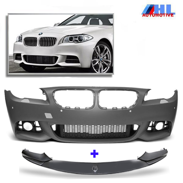 Voorbumper M-PERFORMANCE look+front spoiler BMW F10/F11 LCI bj 13 - 17.