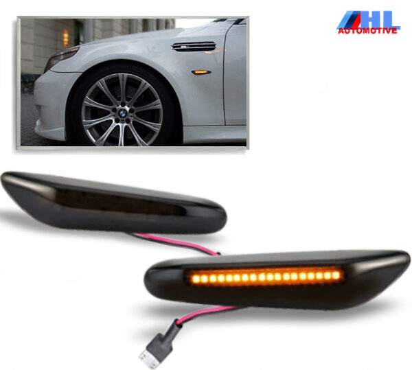 LED Zijknipperlichten Smoke BMW E60/E61 bj 03-10.