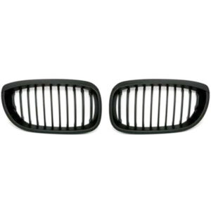 Grille Nieren BMW E46 Coupe/Cabrio vanaf 03/03 Mat Zwart