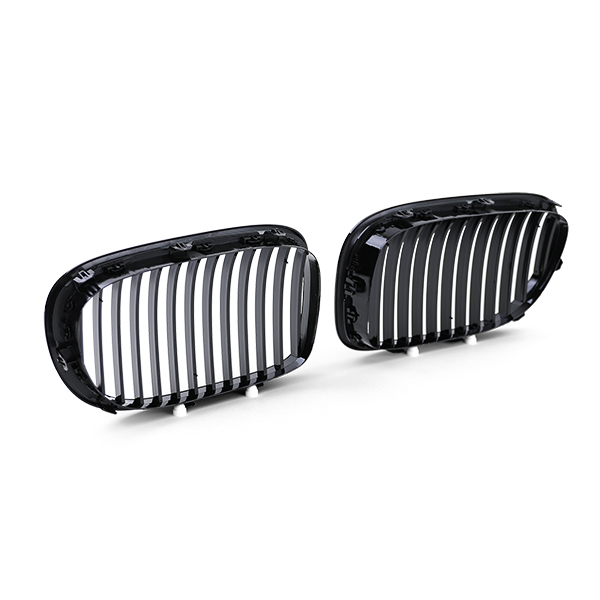 Sportgrillset Enkelspaken Glans zwart voor BMW 7 serie F01 F02 F03 F04 08-13 - Afbeelding 5