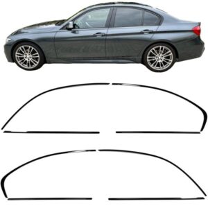 Shadow Line bekledingsset zwart voor 3-serie BMW F30 Sedan 11-18