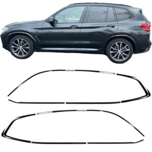 Shadow Line sierset zwart glans passend voor BMW X3 G01 vanaf 2017