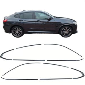 Shadow Line sierset zwart glans passend voor BMW X4 G02 vanaf 2018