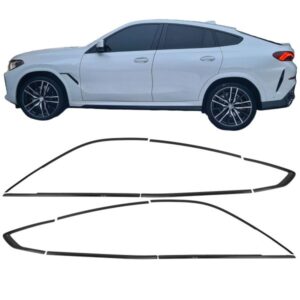 Shadow Line bekledingsset zwart glans passend voor BMW X6 G06 vanaf 2019