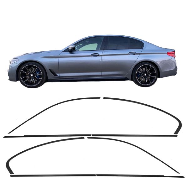 Shadow Line bekledingsset zwart passend voor 5 serie BMW G30 sedan 16-23