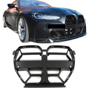SPORT GRILLE GESCHIKT VOOR BMW 4 SERIE M4 (G82) G83) GLANS ZWART