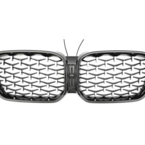 LED Sport Grille Chroom Zwart voor BMW X3 X4 G01 G02 LCI vanaf 2021