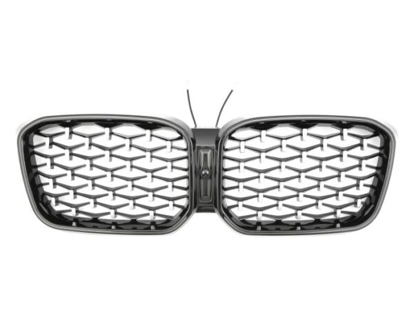 LED Sport Grille Chroom Zwart voor BMW X3 X4 G01 G02 LCI vanaf 2021
