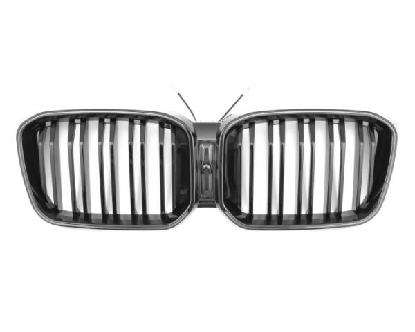 LED Sport Grille Dubbele Spijl Glanzend Zwart voor BMW X3 X4 G01 G02 LCI vanaf 2021