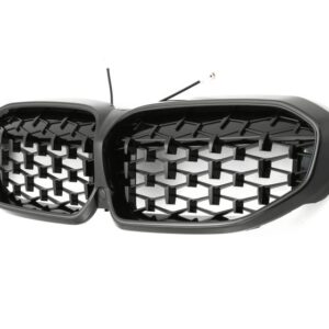 LED Sport Grille Glanzend Zwart Diamant voor BMW 3 Serie G20 G21 2019–2022
