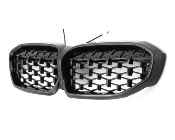 LED Sport Grille Glanzend Zwart Diamant voor BMW 3 Serie G20 G21 2019–2022