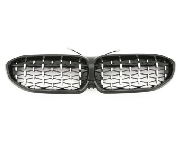 LED Sport Grille Chroom Zwart Diamant voor BMW 3 Serie G20 G21 2019–2022