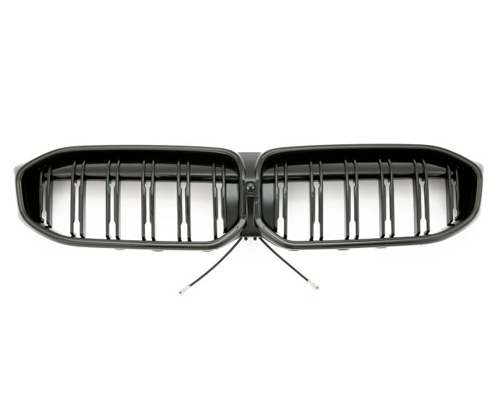 LED Sport Grille Dubbele Spijl Glanzend Zwart voor BMW 3 Serie G20 G21 LCI vanaf 07/2022