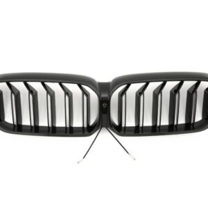 LED Sport Grille Dubbele Spijl Glanzend Zwart voor BMW 5 Serie G30 G31 LCI 2020–2023